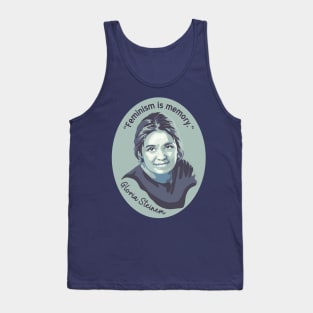 Gloria Steinem Portrait and Quote Tank Top